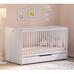Кровать Montes Baby White , 70х140