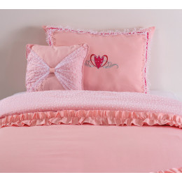Комплект Rosa (покрывало 170x230 см, 1 декоративная подушка, 1 наволочка)
